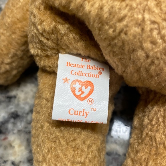 Beanie Baby - Brown Curly Bear WITH ERRORS Very Nice Looking! - Picture 4 of 7